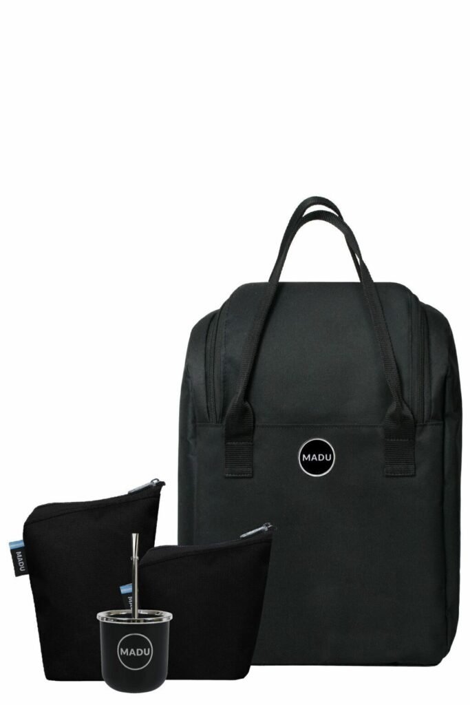Set Matero Impermeable Mochila Matera Yerbag Azucarera Madu
