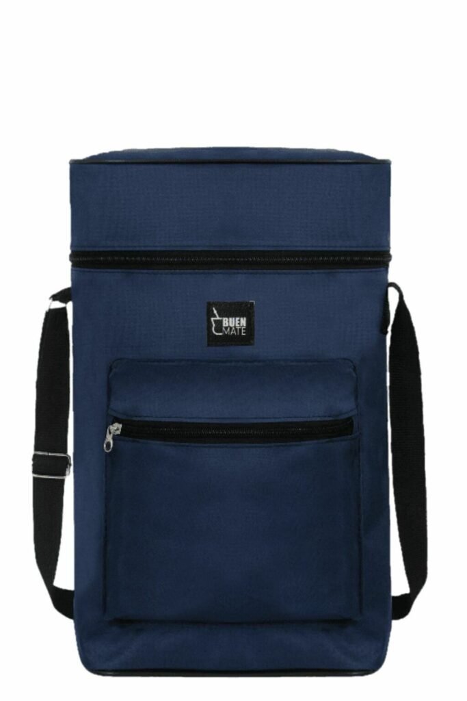 Bolso Matero Un Buen Mate Porta Termo 1.9l Cordura Azul