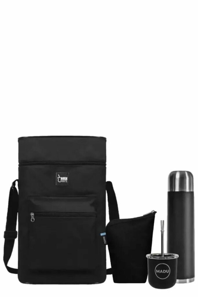 Set De Mate Amargo Bolso Matero Buen Mate Termo Yerbera Mate