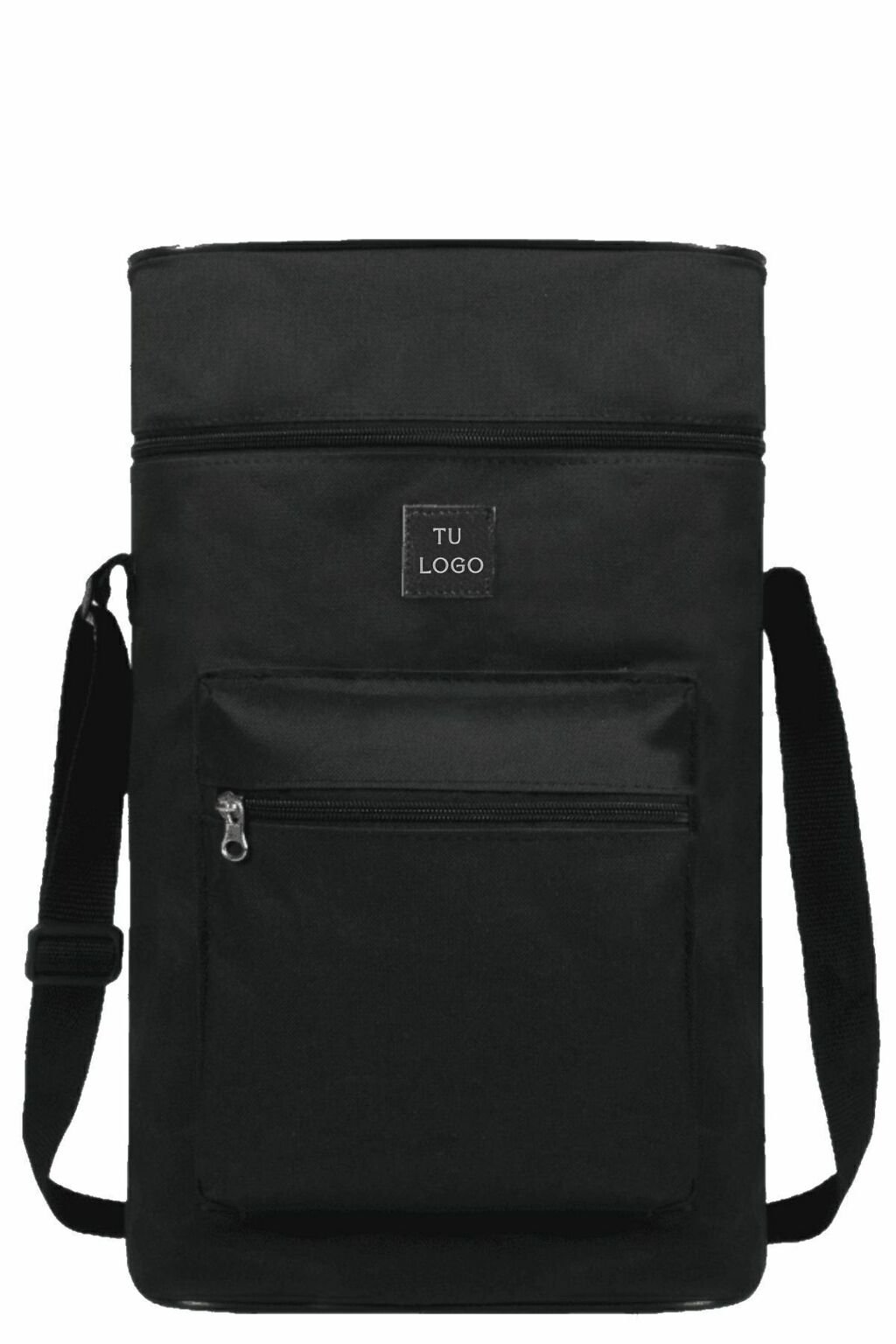 Bolsos materos personalizados color negro con un diseño moderno y práctico, ideales para llevar termos y accesorios de mate.