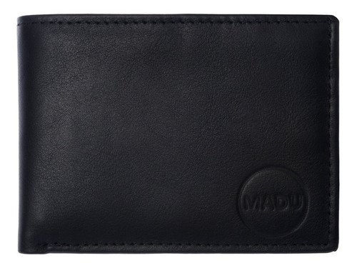 Billetera Hombre Cuero Vacuno Exportacion Con Volante Madu