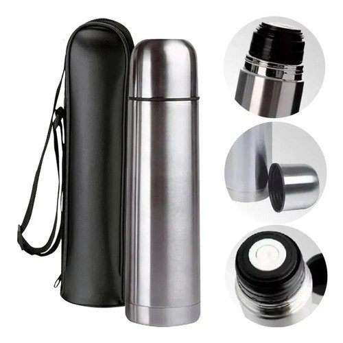 Termo Funda Diseño Madu Acero Inoxidable Doble Capa 1 Litro