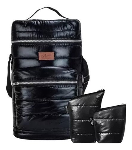 Set De Mate Bolso Puffer Estuches Yerba Azucar Madu