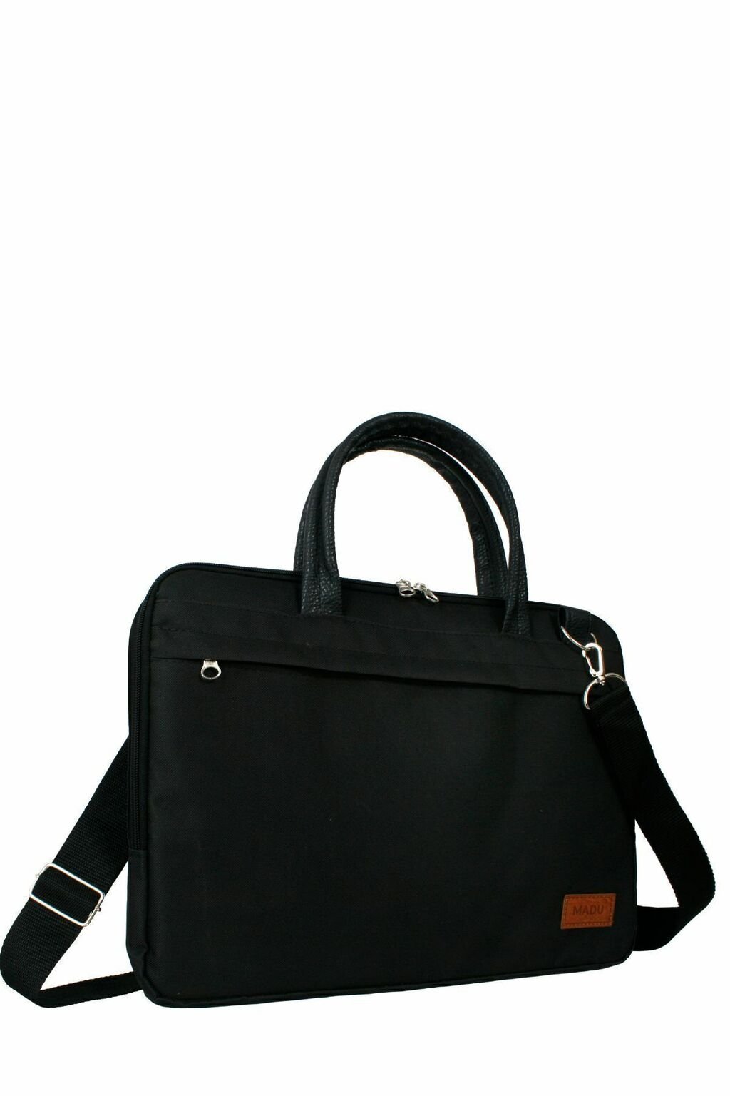 Maletín porta notebook negro impermeable para laptop de 15.6 pulgadas