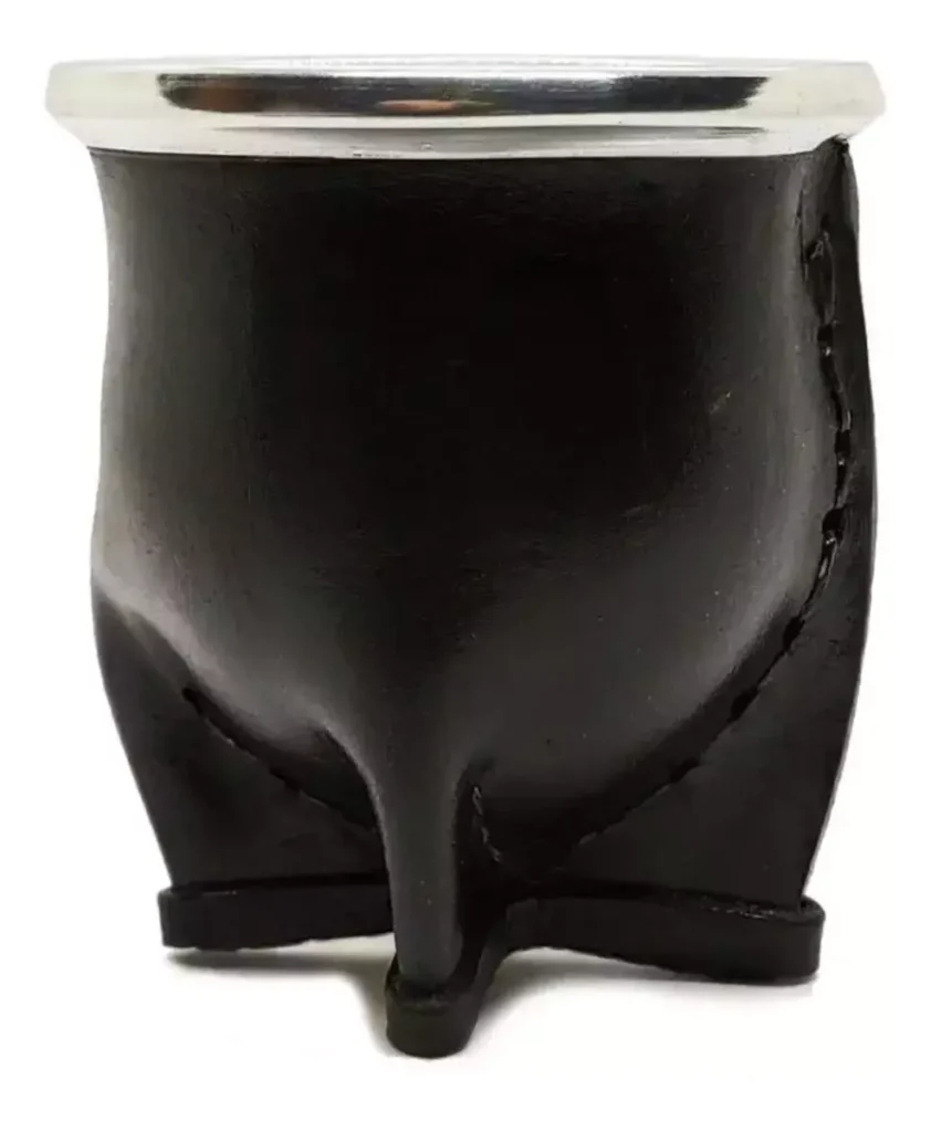 Mate Uruguayo Artesanal Camionero Cuero Premium Regalo