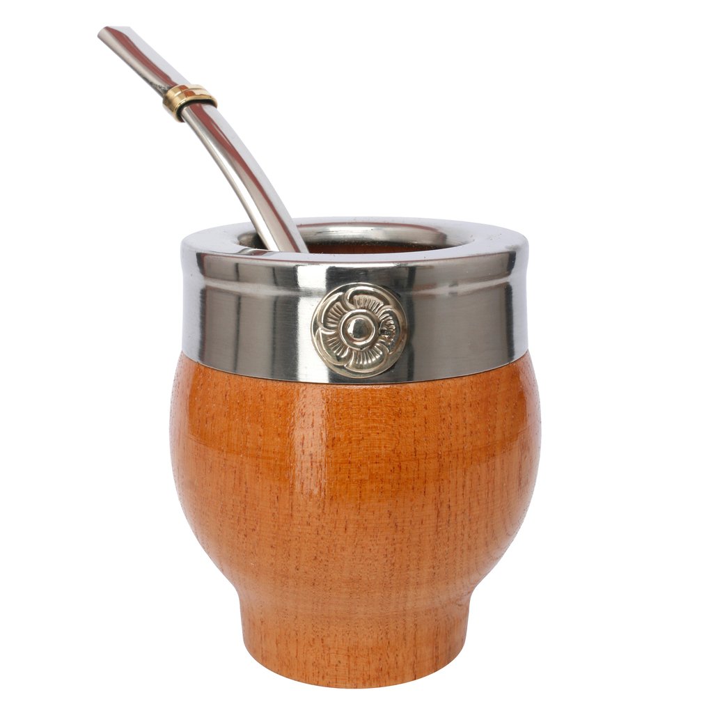 Mate Imperial Virola Acero Aplique Flor