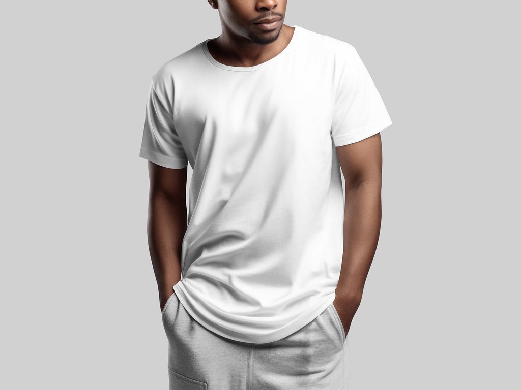 REMERA CLASICA LISA 100% ALGODON PEINADO UNISEX COLOR BLANCO