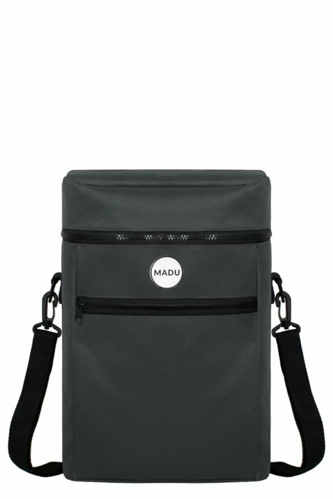 Mochila Bolso Matero 2 En 1 Porta Termo 1.4l Tiana Gris