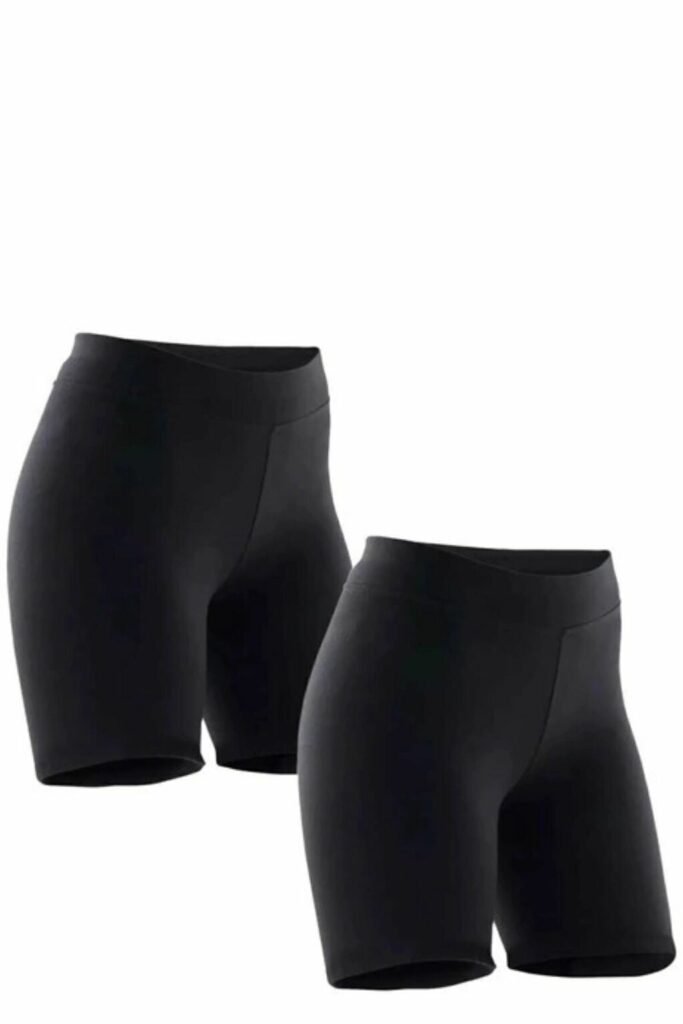Pack X2 Calzas Biker Mujer Deportiva Moda Casual Fitness Gym