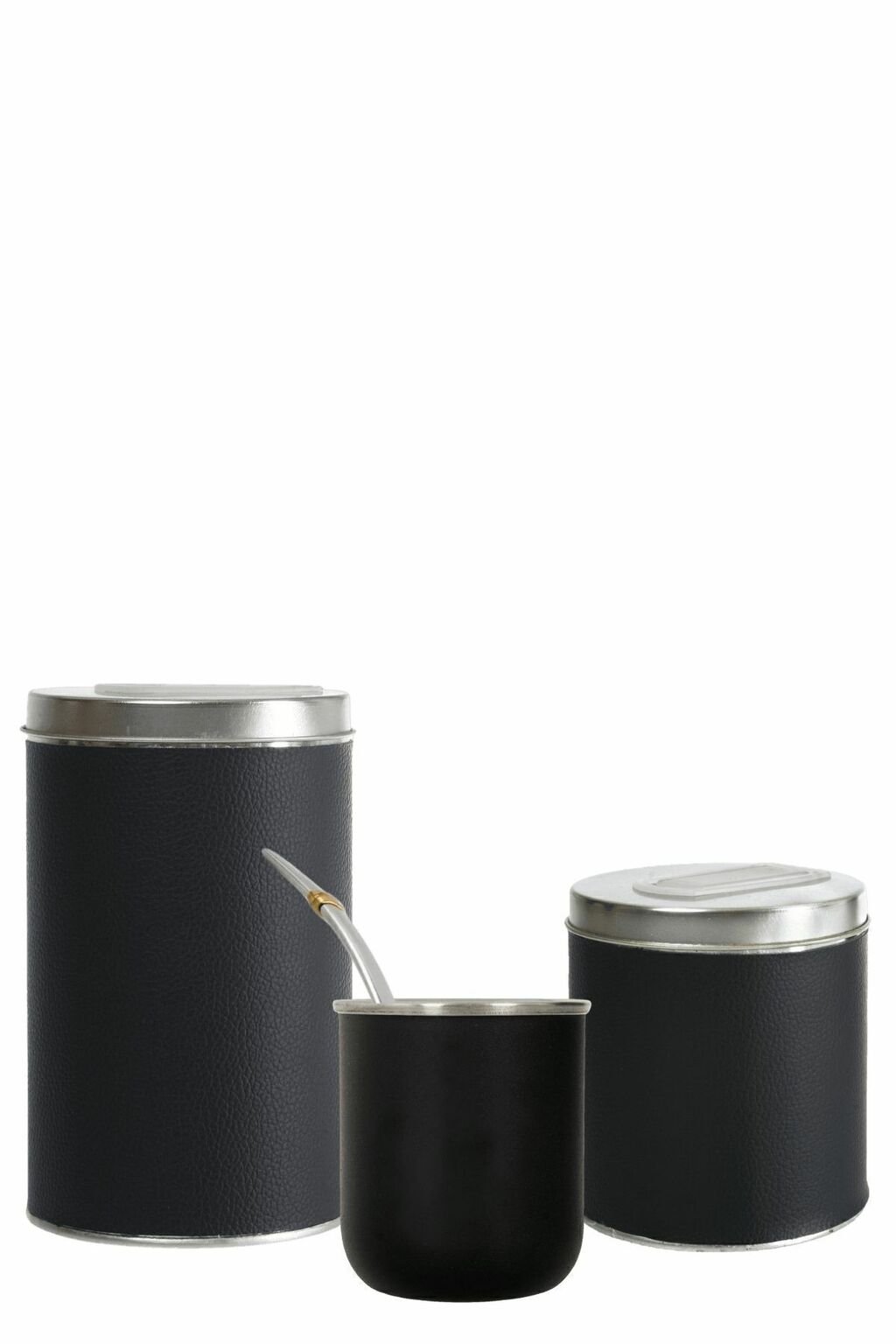 Mate Y Bombilla Acero Inoxidable Termico + Yerbera Azucarera