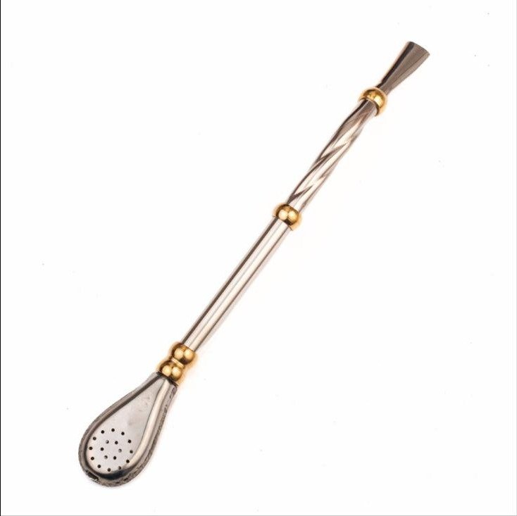 Bombilla Gallonada Coco Acero | ML (922)