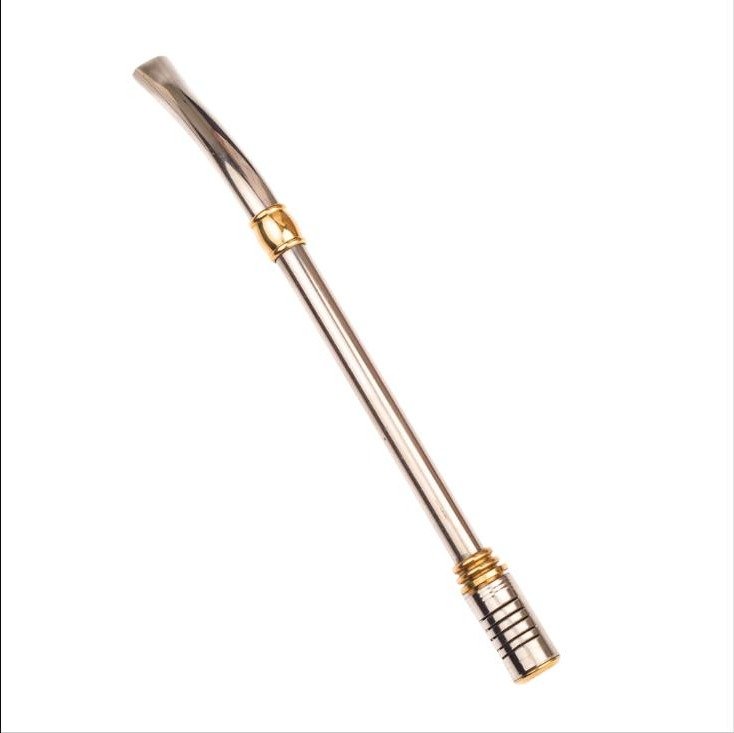 Bombilla Extra Curva Tambor Acero
