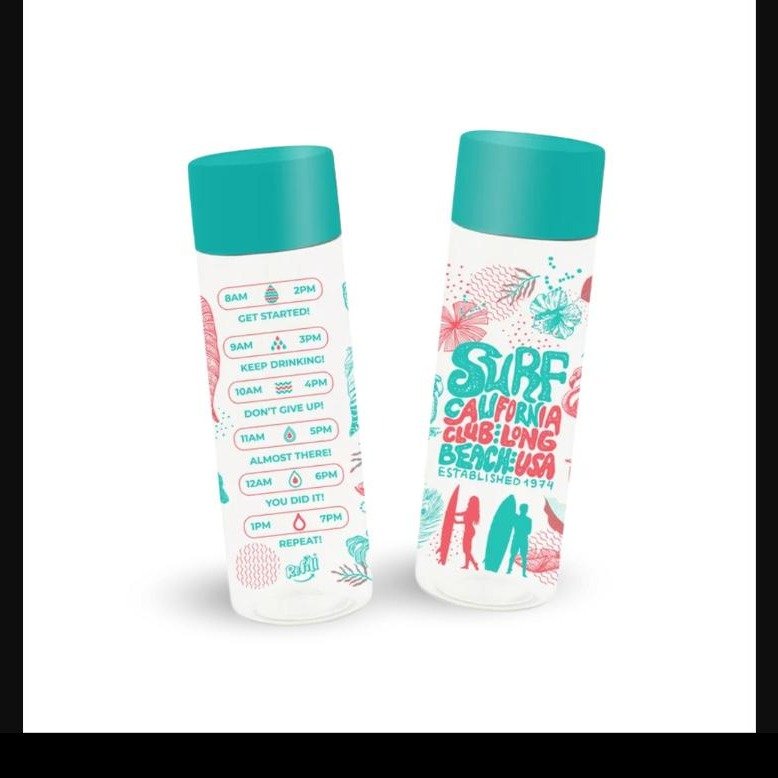 Botella Geo Medidora Tropical X 600 ML
