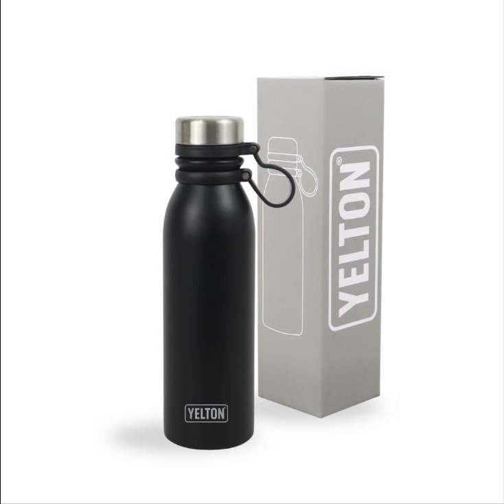 Botella Cantimplora Core 600ml Yelton Negro