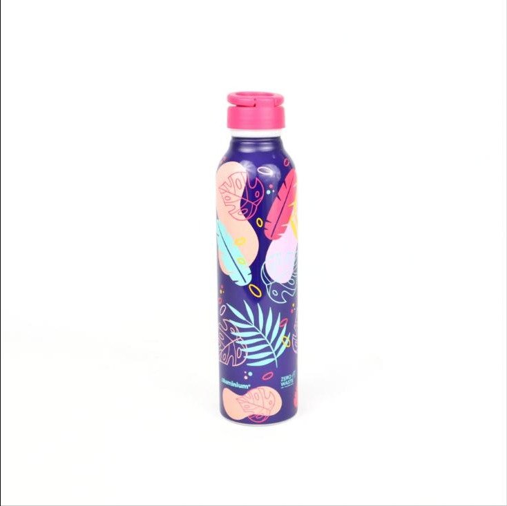 Botella Aluminio Flower 500 ML