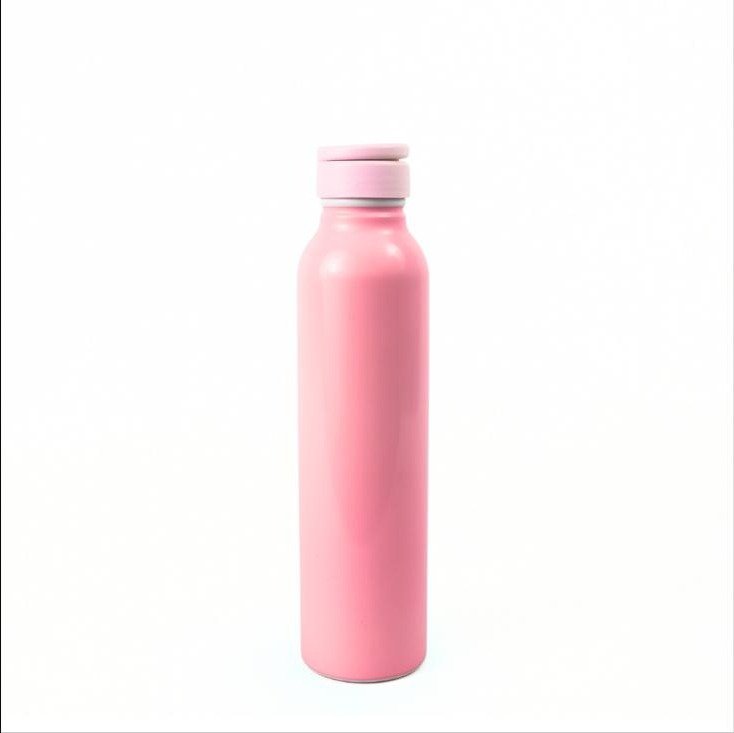 Botella Aluminio Lisa Rosa X 500 ML (6176)