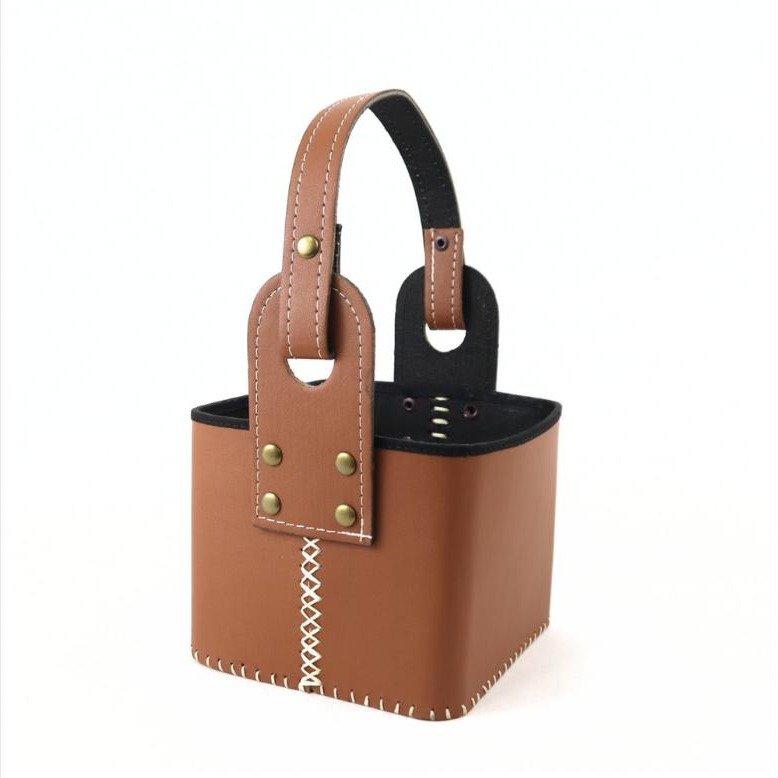 Canasta Cuerina Premium Marron | Rgb