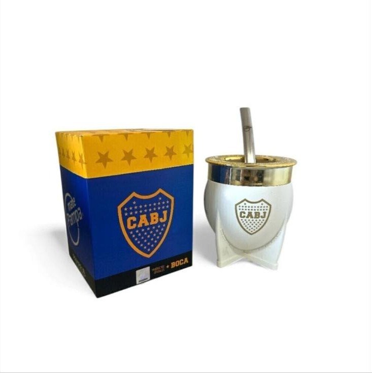 Mate Pampa XL Boca Juniors Negro