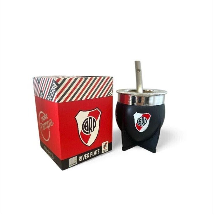 Mate Pampa XL River Plate Negro