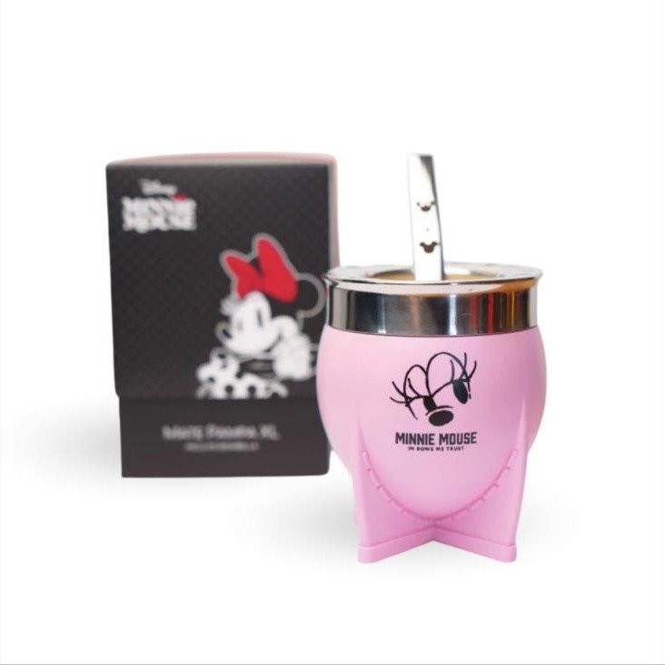 Mate Pampa XL con Bombilla Ibwt Minnie Rosa