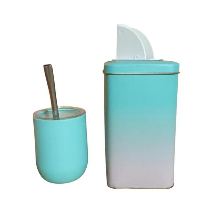Lata Havana con Mate y Bombilla