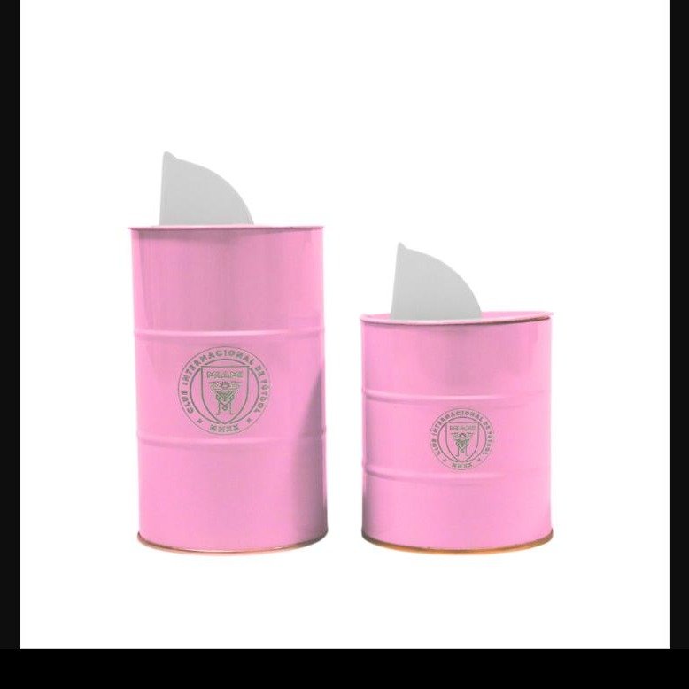 Par de Latas Tambor Grabadas Inter Miami
