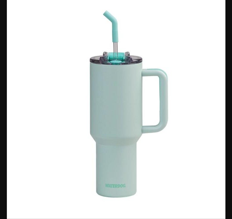Vaso Doble Pared Cold 1200 ML Verde Pastel Wtd