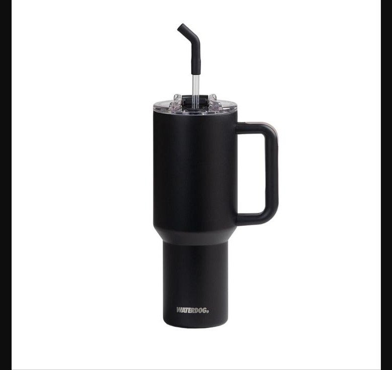 Vaso Doble Pared Cold 1200 ML Negro Wtd