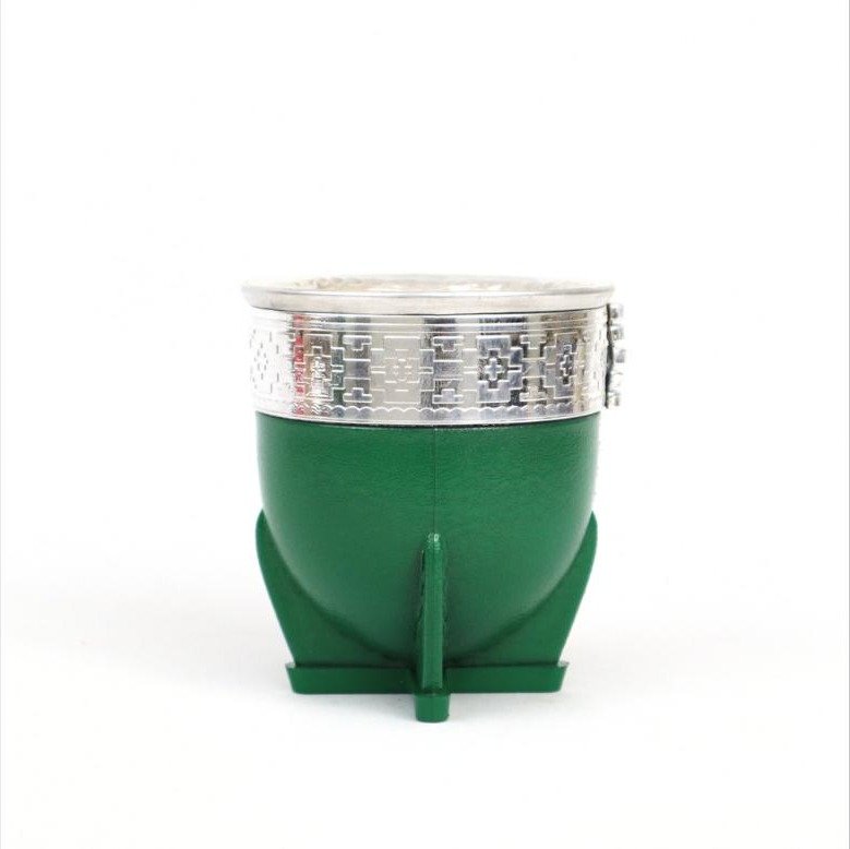 Mate Imperial Vegano Calabaza Grande Verde Oscuro
