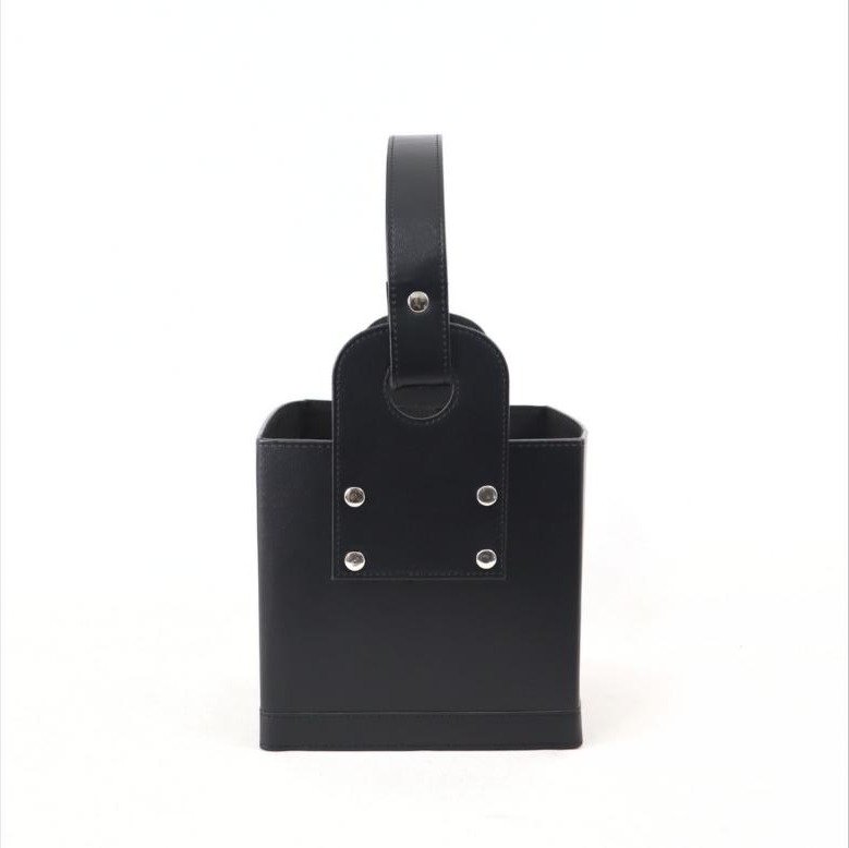 Canasta Cuerina con Base Negro (cm03)